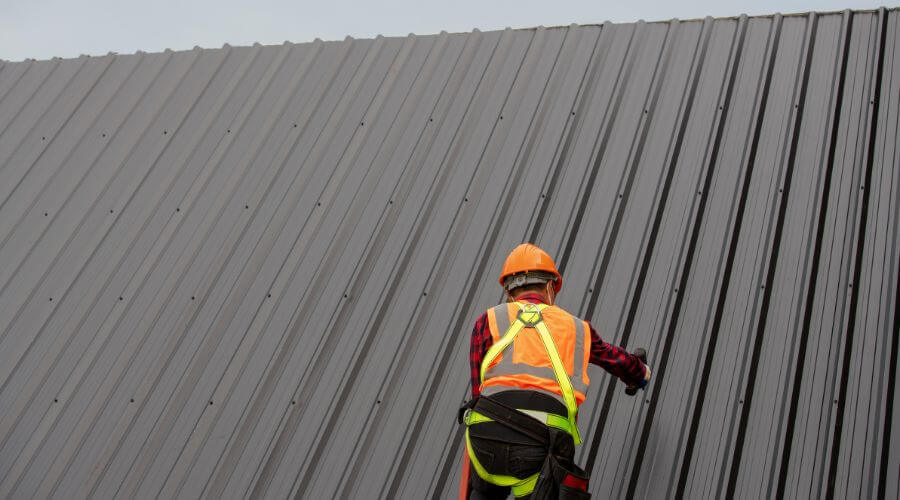 Professional metal roof installation services in Fairbank, PA